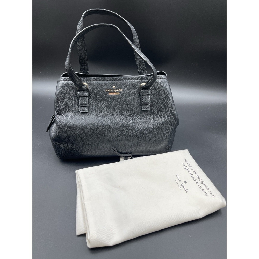 Kate Spade Jackson Street Small Octavia Black Leather Shoulder Bag